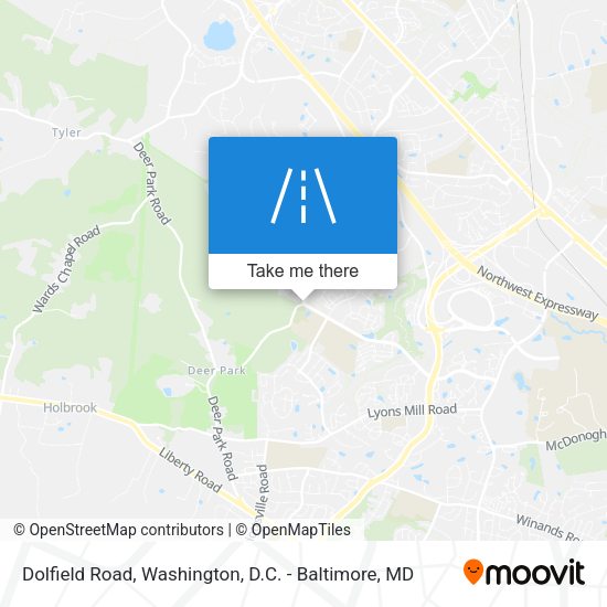 Dolfield Road map
