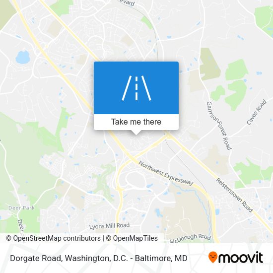 Dorgate Road map