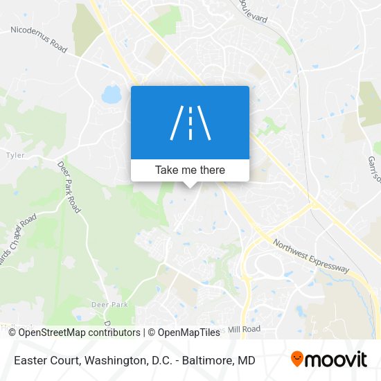 Easter Court map