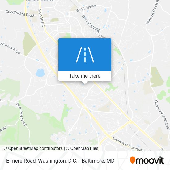 Elmere Road map