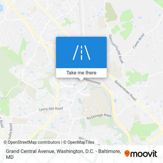 Grand Central Avenue map