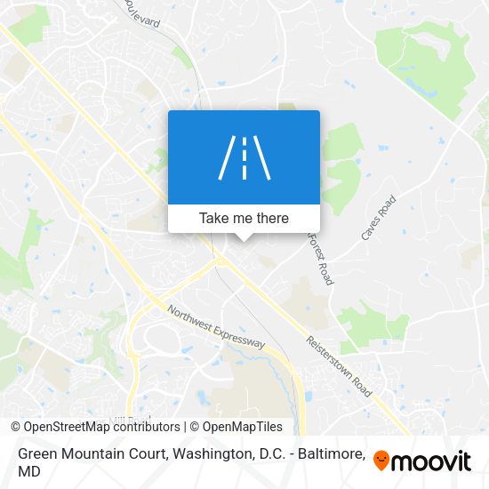 Mapa de Green Mountain Court