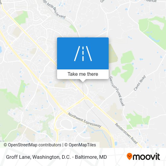 Mapa de Groff Lane