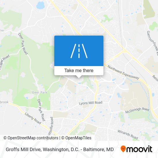 Groffs Mill Drive map