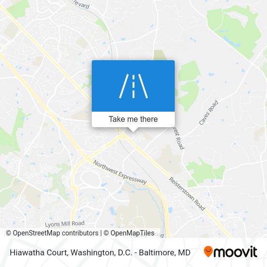 Hiawatha Court map
