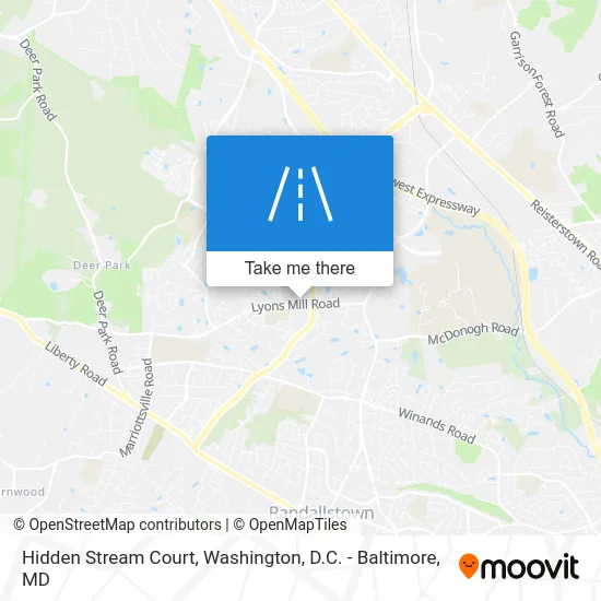 Hidden Stream Court map