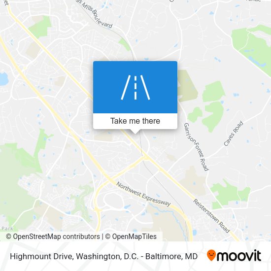 Highmount Drive map