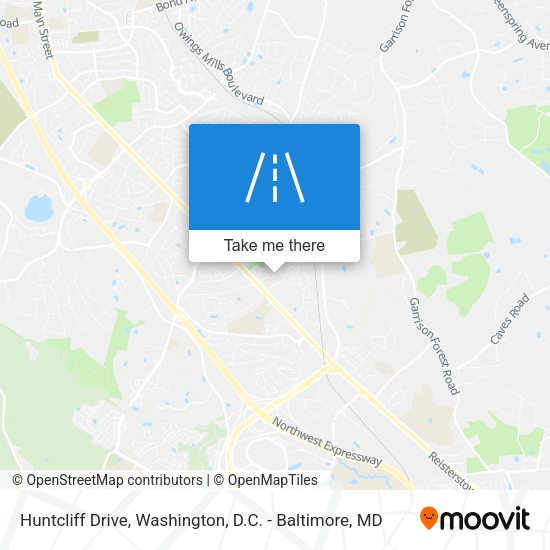 Huntcliff Drive map
