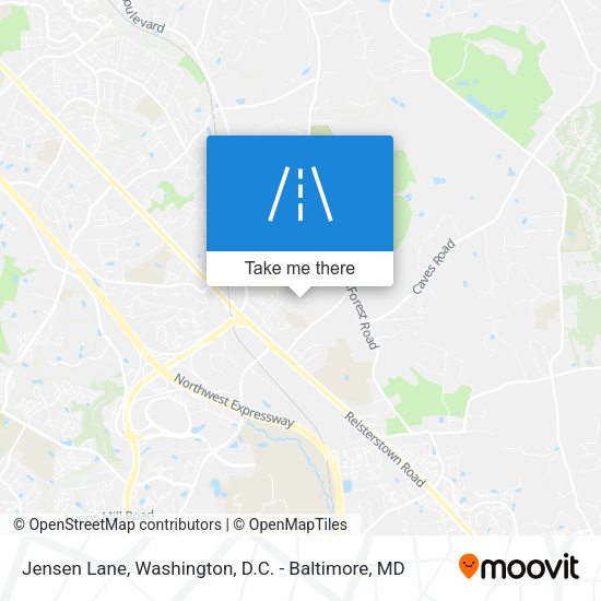 Jensen Lane map