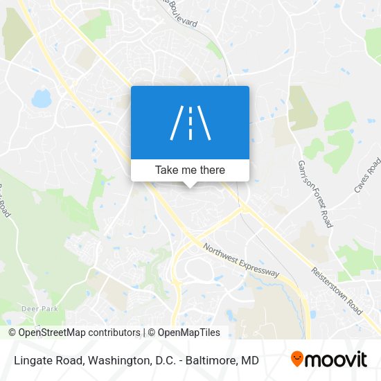 Lingate Road map