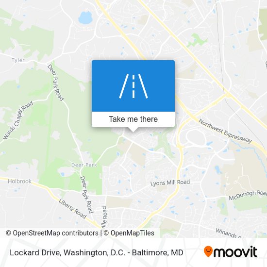 Mapa de Lockard Drive