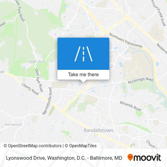 Lyonswood Drive map