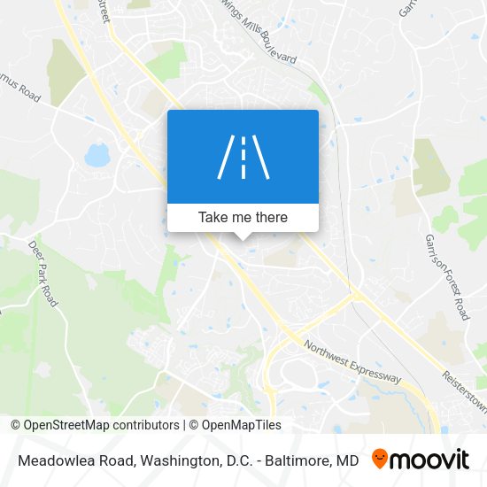 Meadowlea Road map