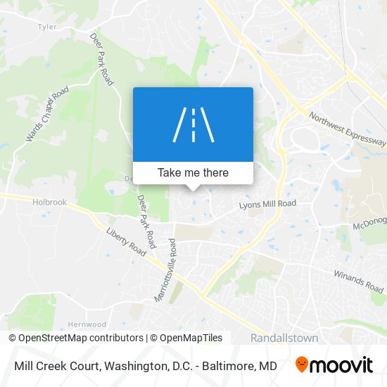 Mill Creek Court map