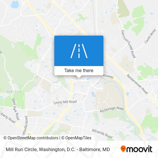 Mapa de Mill Run Circle