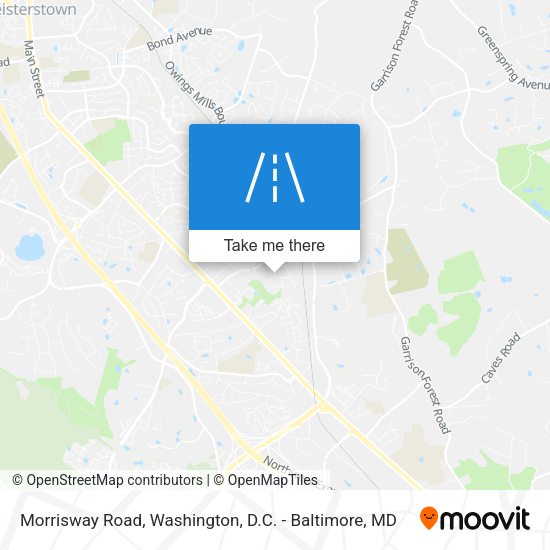 Morrisway Road map