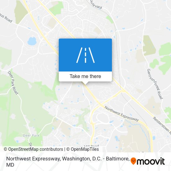 Northwest Expressway map
