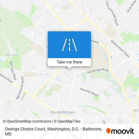 Owings Choice Court map