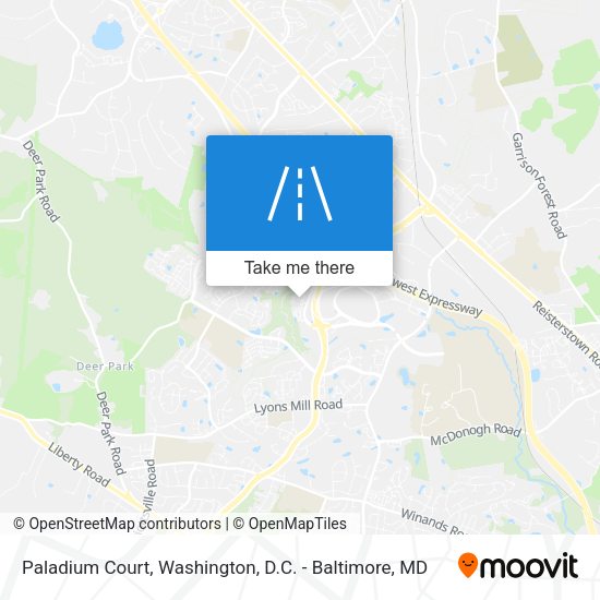 Paladium Court map
