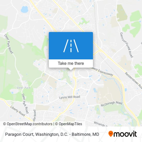 Paragon Court map