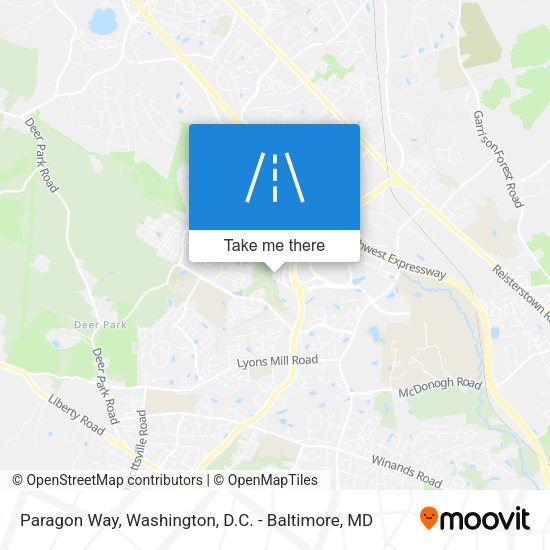 Paragon Way map