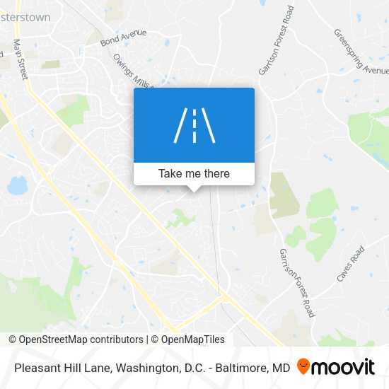 Pleasant Hill Lane map