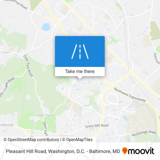 Mapa de Pleasant Hill Road