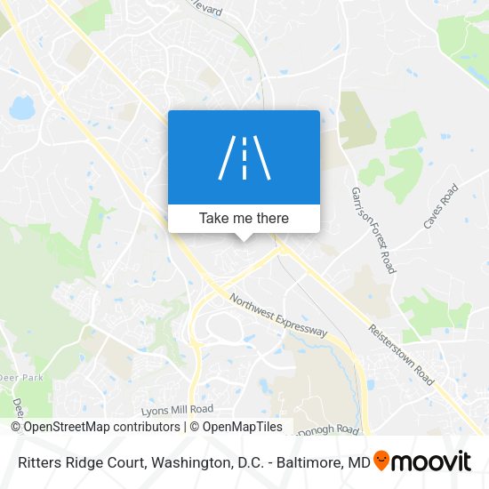 Mapa de Ritters Ridge Court