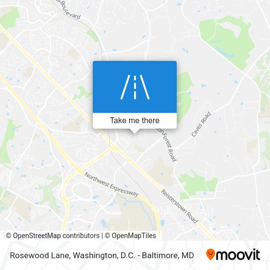 Rosewood Lane map
