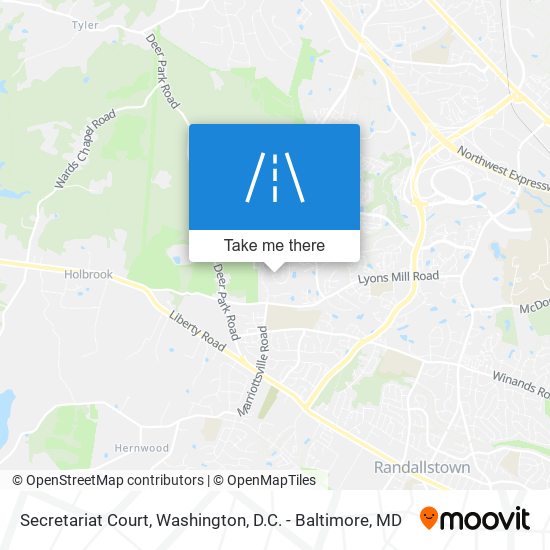 Secretariat Court map