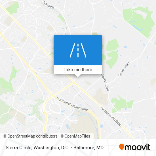 Sierra Circle map
