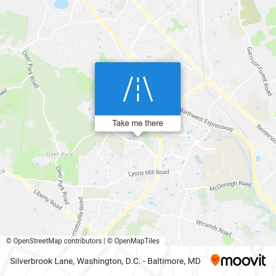 Silverbrook Lane map