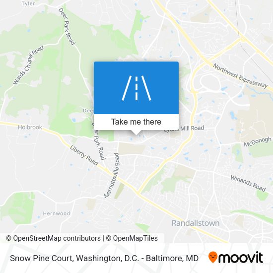 Snow Pine Court map