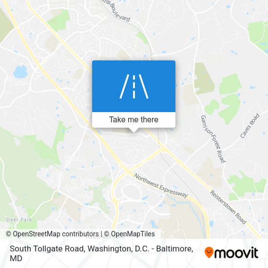 South Tollgate Road map