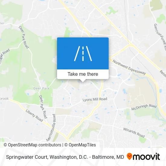 Springwater Court map