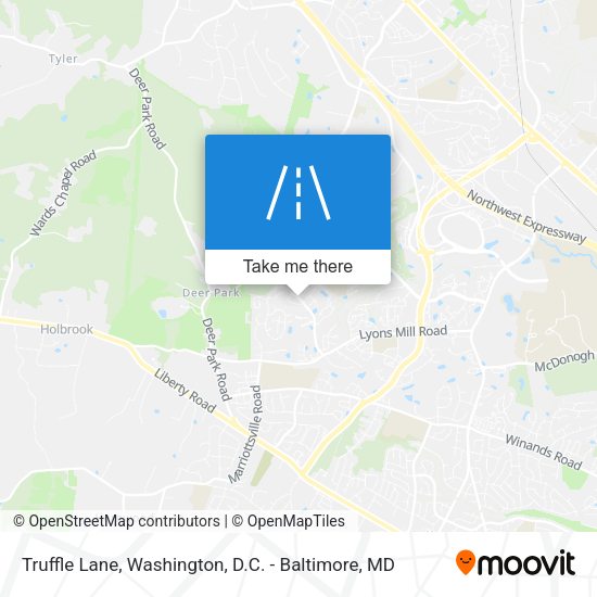 Truffle Lane map