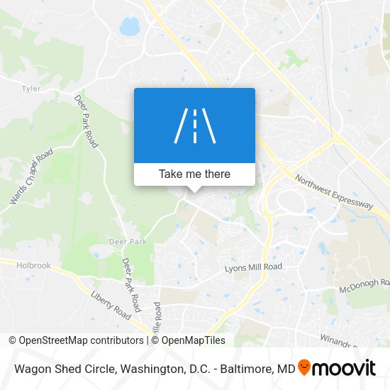 Wagon Shed Circle map