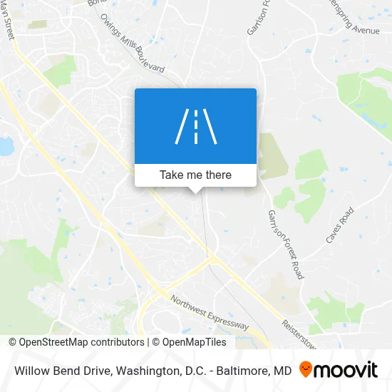 Willow Bend Drive map
