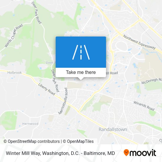 Mapa de Winter Mill Way