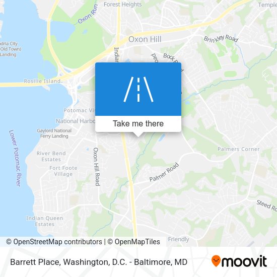 Barrett Place map