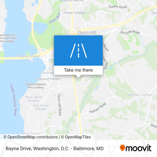 Bayne Drive map