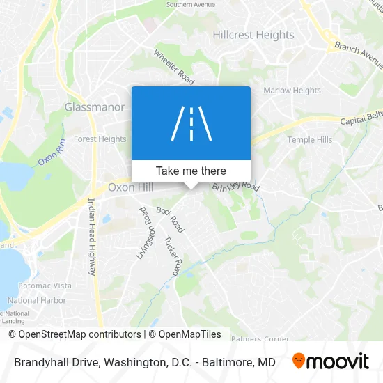 Brandyhall Drive map