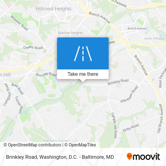 Mapa de Brinkley Road