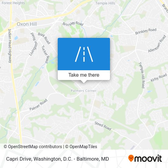 Capri Drive map