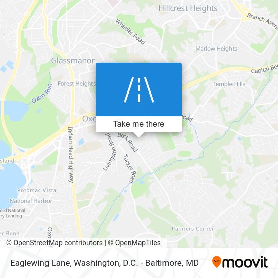 Eaglewing Lane map