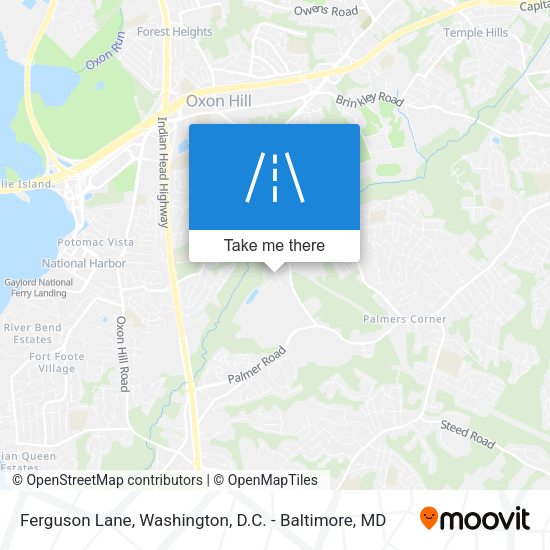 Mapa de Ferguson Lane