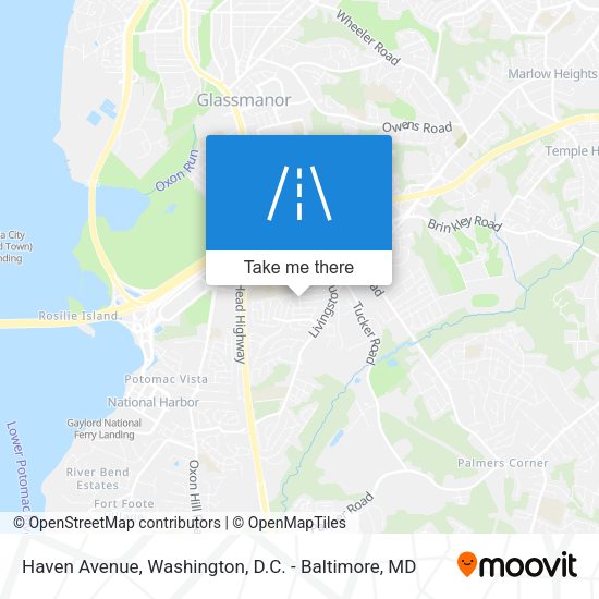 Haven Avenue map