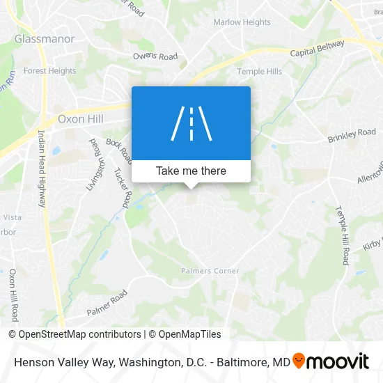 Henson Valley Way map