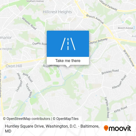 Huntley Square Drive map