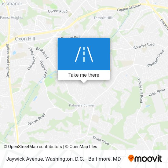 Mapa de Jaywick Avenue
